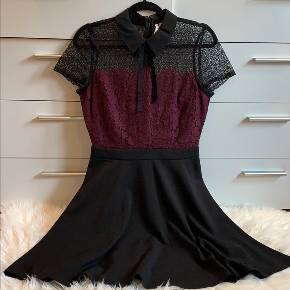 Elle Lacey Collared Midi Dress - Picture 2 of 8